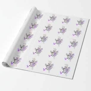 Papel De Regalo Colección de Paisley Botánico de Lujo