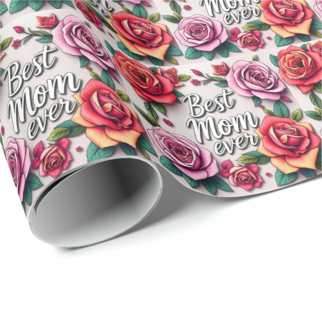 Papel De Regalo Colección de regalos de lujo floral moderna (Esquina del rollo)