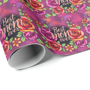 Papel De Regalo Colección de regalos florales modernos de lujo