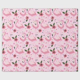 Papel De Regalo Colección de Verano Flamingo Uno Diseño 9
