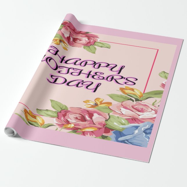 Papel De Regalo Colección del Día de la Madre (Desenrollado)