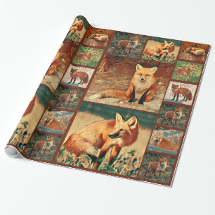 Papel De Regalo Colección del Fox rojo