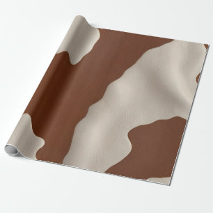 Papel De Regalo Colección elegante de lujo de cuero de vaca falso