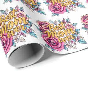 Papel De Regalo Colección Floral Modern de Regalo de Lujo