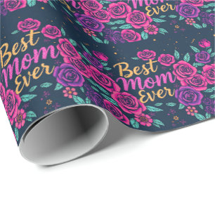 Papel De Regalo Colección Floral Popular de Regalo de Lujo