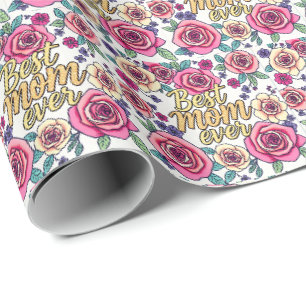 Papel De Regalo Colección moderna de flores de lujo de regalo
