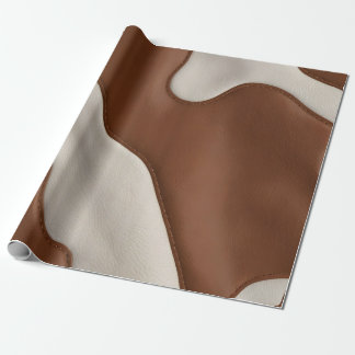 Papel De Regalo Colección moderna de lujo elegante de cuero de vac