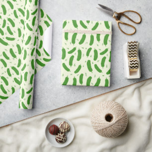 Papel De Regalo Colección Pickle & Fresh estampada