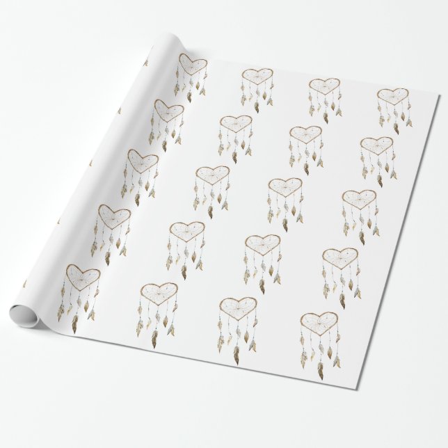 Papel De Regalo Colector ideal del corazón (Desenrollado)