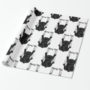 Papel De Regalo Colgar en gato negro Thunder_Cove