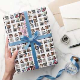 Papel De Regalo Collage de 33 fotos personalizadas de Personalizad