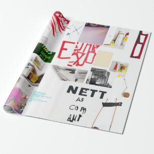 Papel De Regalo Collage de acuarela abstracta