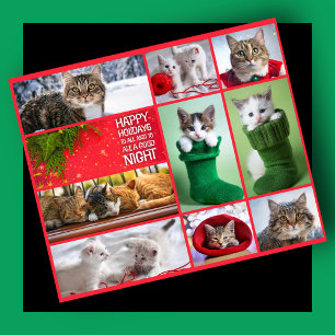 Papel De Regalo Collage de diez gatos