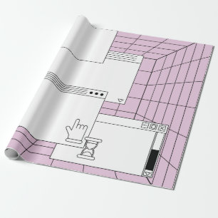 Papel De Regalo Collage de elementos de interfaz de usuario. Cyber