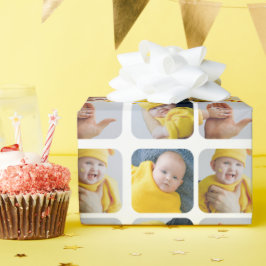 Papel De Regalo Collage de fotografías personalizadas Photo 4