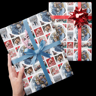 Papel De Regalo Collage de fotos feriado
