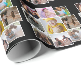 Papel De Regalo Collage de fotos personalizado 9