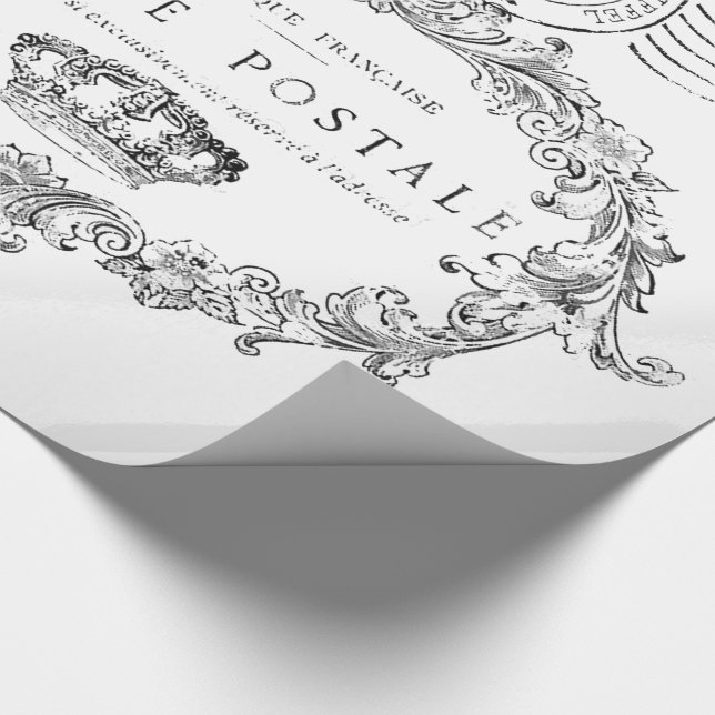 Papel De Regalo Collage de la torre Eiffel (Esquina)