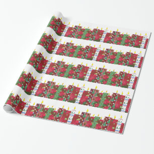 Papel De Regalo Collage de velas de navidades