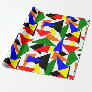 Papel De Regalo Collage triangular