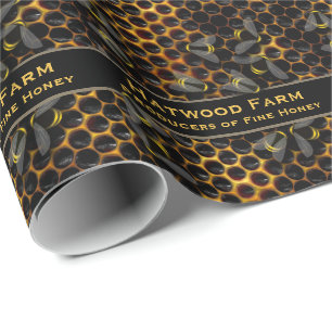 Papel De Regalo Colmena de abejas granja apicultor granja de abeja