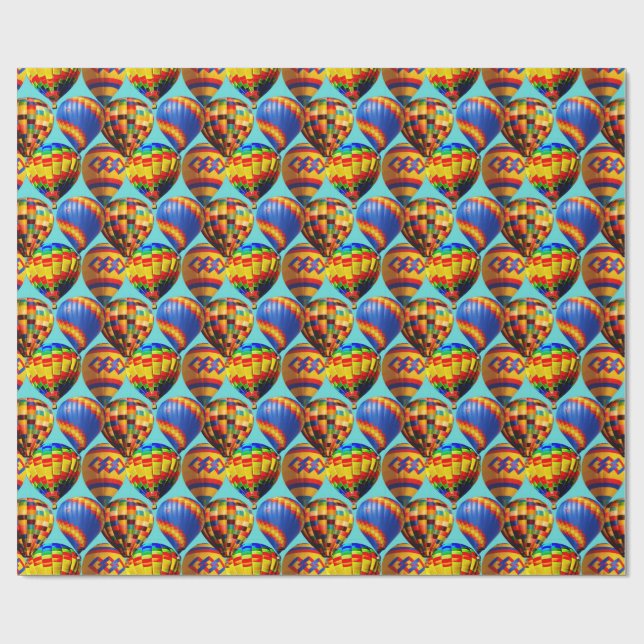 Papel De Regalo Coloquio del festival de globos (Superficie plana)