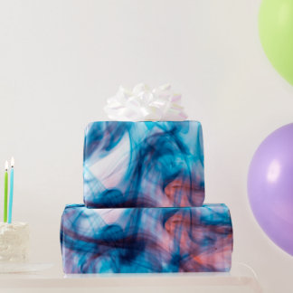 Papel De Regalo Color azul de fumar