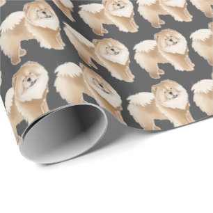 Papel De Regalo Color de fondo del envoltorio de regalo GINGKO Cho