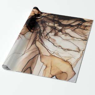 Papel De Regalo Color de la tinta del alcohol. Textura de mármol g