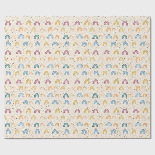 Papel De Regalo Color del arcoiris sin foco (Superficie plana)