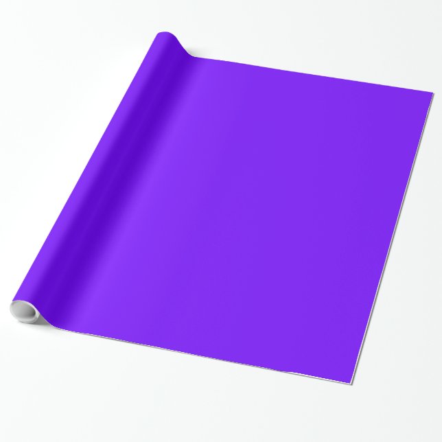 Papel De Regalo Color índigo eléctrico (Desenrollado)