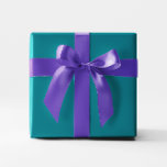 Papel De Regalo Color negro azul Verde azulado<br><div class="desc">Papel de envoltura de Vizcaya de color sólido para coincidir con la paleta de color boda elegida. Puede personalizar del color de fondo de este diseño en blanco. También puede agregar texto si lo desea.</div>