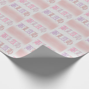 Papel De Regalo Color negro violeta y arena