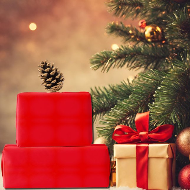 Papel De Regalo color rojo brillante (Subido por el creador)