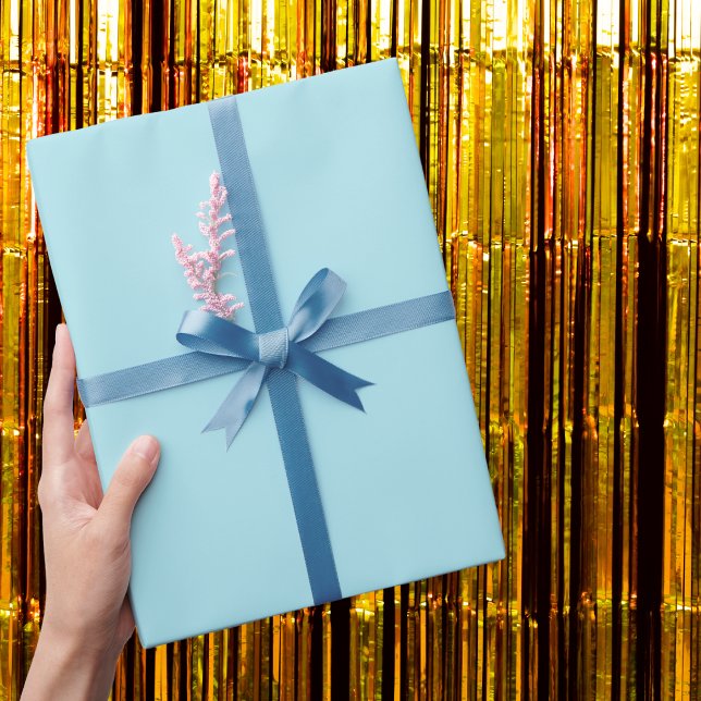 Papel De Regalo Color sólido azul brillante (Subido por el creador)