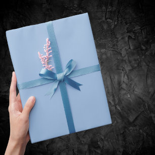 Papel De Regalo Color sólido azul de Carolina