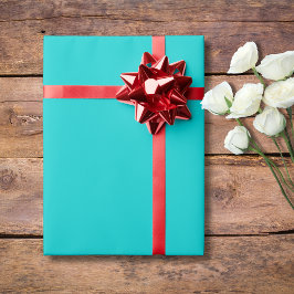 Papel De Regalo Color sólido azul de huevo Robin | Clásica | Elega