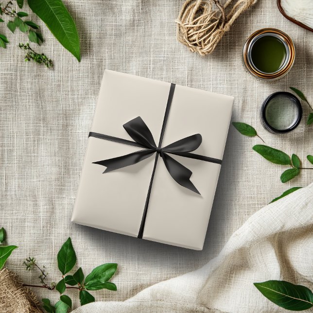 Papel De Regalo Color sólido blanco pergamino | Clásica | Elegante (Subido por el creador)