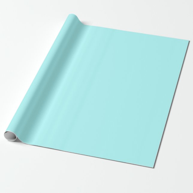 Papel De Regalo Color sólido Celeste (Desenrollado)