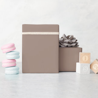 Papel De Regalo Color sólido color liso marrón Cacao caliente