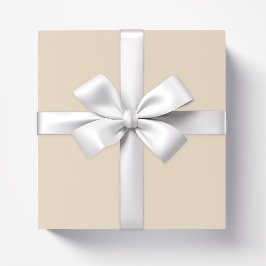 Papel De Regalo Color sólido crema luz beige