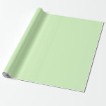 Papel De Regalo Color sólido de hoja de té verde pastel<br><div class="desc">Rollo de papel de envolvimiento de regalo impreso con ilustracion de diseño de arte gráfico de color sólido Pastel Green Tea Leaf y selecto colección de productos de TheFabricSeal impresión a petición en Zazzle.com #ZazzleMade https://www.zazzle.com/store/thefabricseal TheFabricSeal ©️ Original. El Tea Green es un tono suave, femenino, refrescante, romántico, tranquilo, bastante...</div>