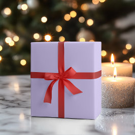 Papel De Regalo Color sólido de los sueños lilac | Clásica | Elega