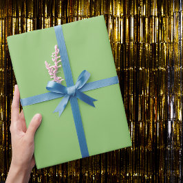 Papel De Regalo Color sólido de pistacho