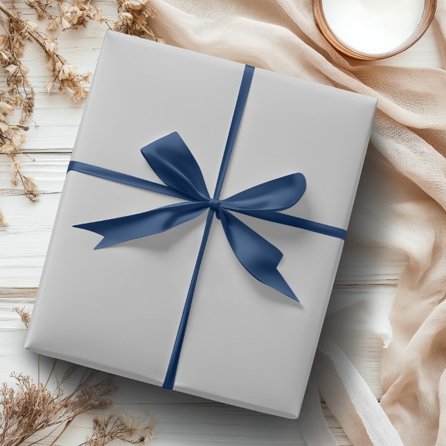 Papel De Regalo Color sólido gris perla | Clásica | Elegante (Subido por el creador)