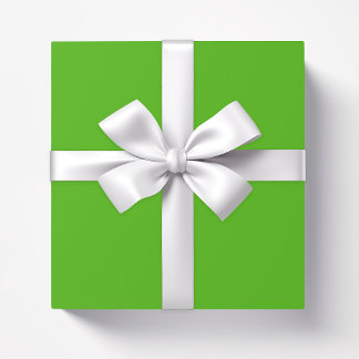 Papel De Regalo Color sólido kelly verde