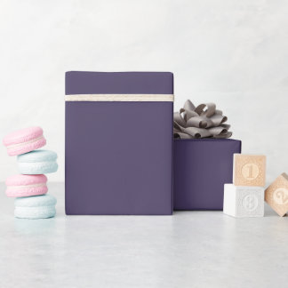 Papel De Regalo Color sólido liso Mulberry Purple