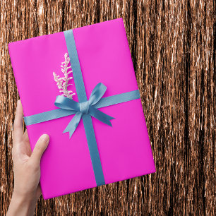Papel De Regalo Color sólido magenta caliente