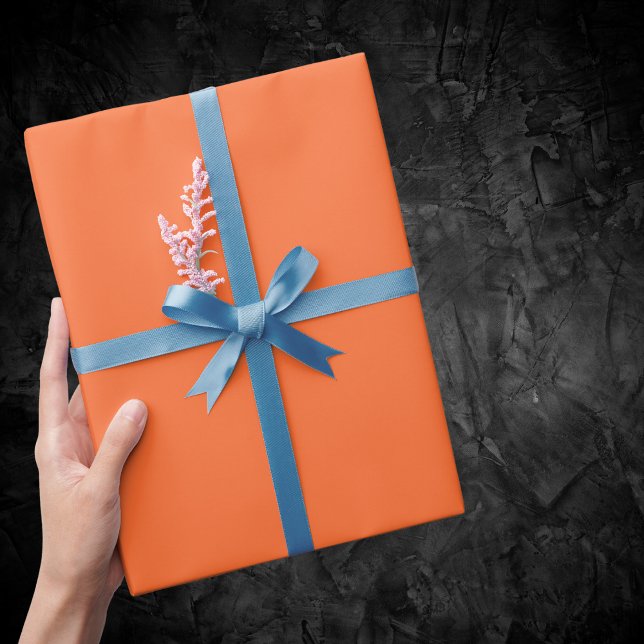 Papel De Regalo Color sólido Naranja quemado (Subido por el creador)