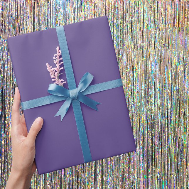 Papel De Regalo Color sólido púrpura ultrvioleta (Subido por el creador)